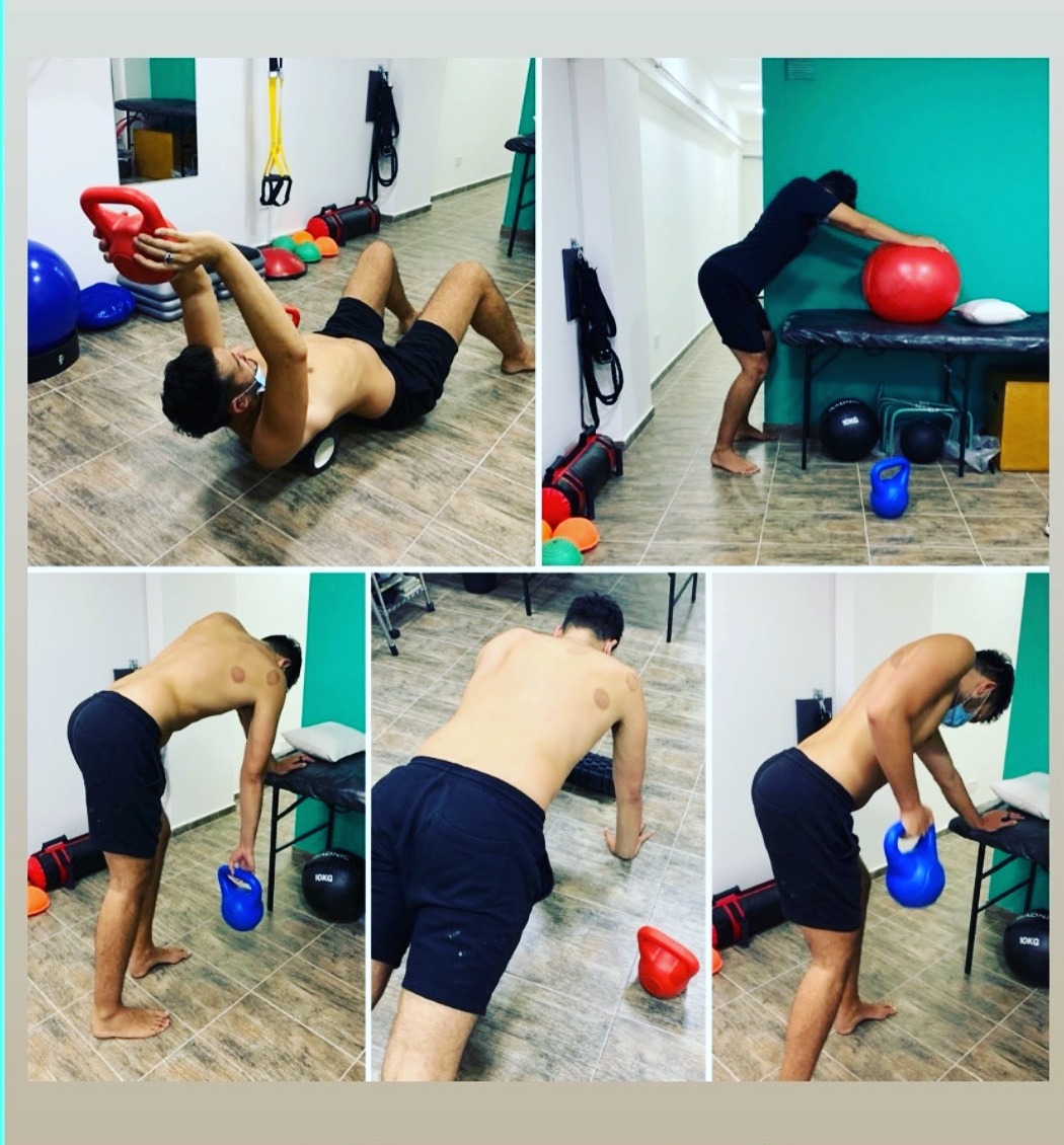 Consultorio luminoso de kinesiología y osteopatía en Villa Urquiza